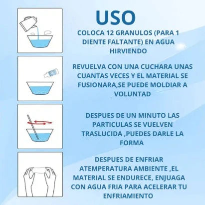 Moldeador para dentadura | Fácil de Usar en Casa
